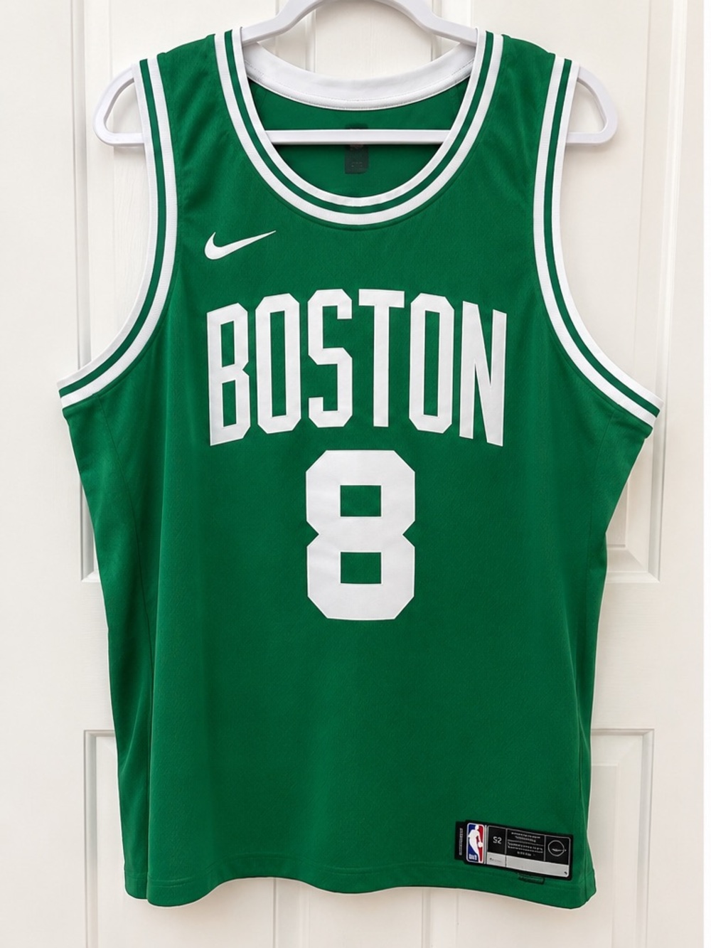 NBA Boston Green and White Basketball Jersey